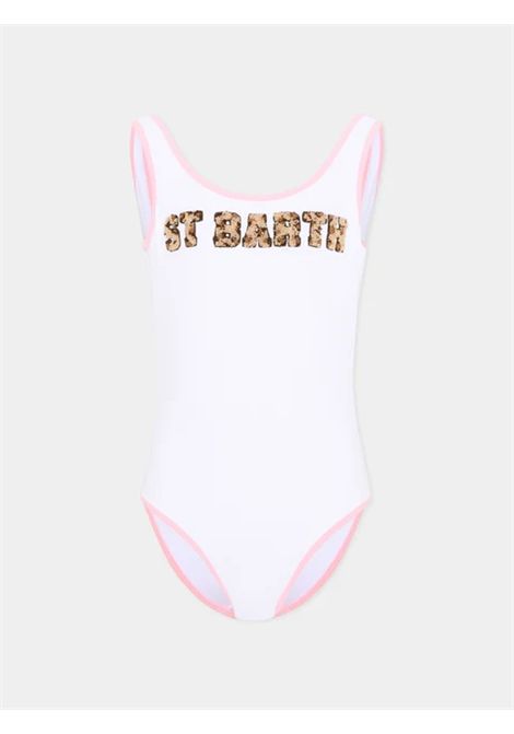 Costume con stampa SAINT BARTH | CARA003 CARA STRING03209L  RIB 01 LEOPARD TERRYPA